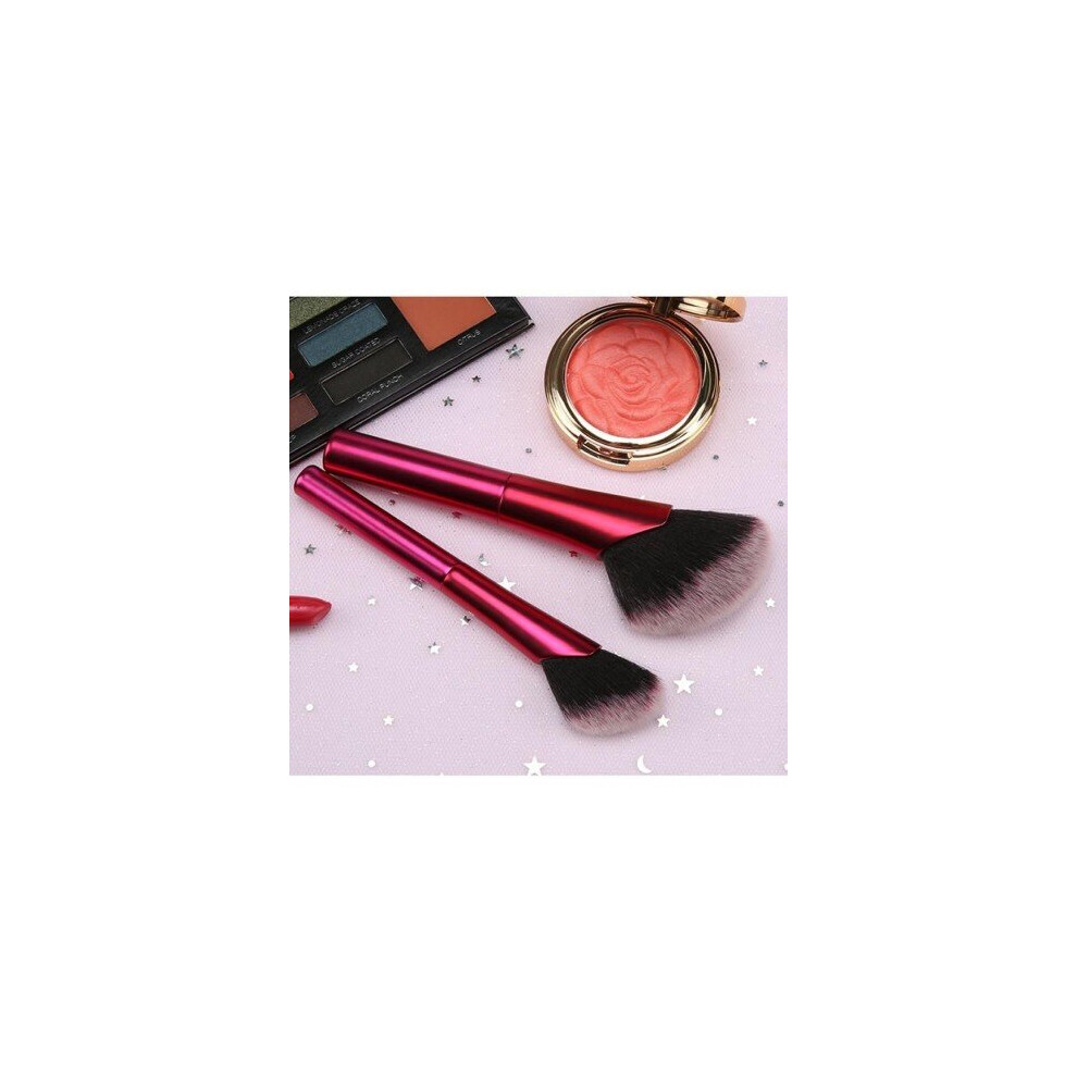 Blowuponline5 Fallen Angel Foundation Makeup Brush Set Face Cheek Contour Cosmetic Powder Foundation Blush Brush Angled Makeup Brush Tools