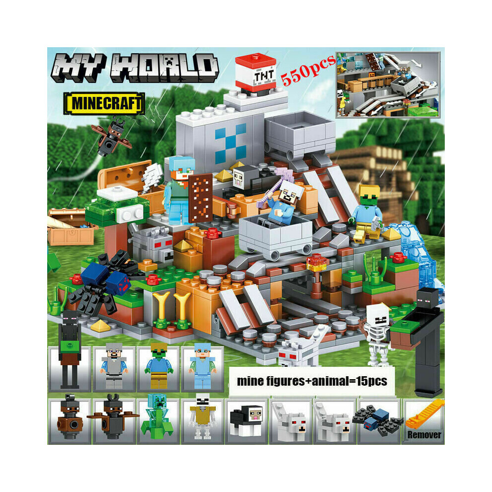 Photos - Construction Toy (D) DIY Minecraft My World Series Mini figure Building Block Fit Lego Toy Gift Model without box