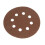 Faithfull Faithfull Hook & Loop Sanding Disc DID3 Holed 125mm x 80G (Pack 5) 8128 1