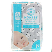 The Honest Company, Newborn, Up to 10 Pounds, Pandas, 32 Diapers