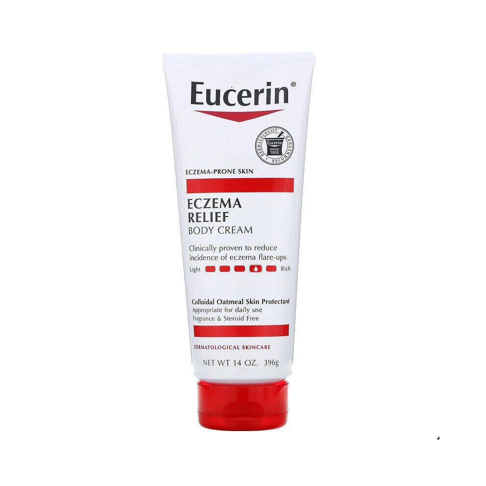 Eucerin, Eczema Relief, Body Cream, Fragrance Free, 14 oz (396 g)