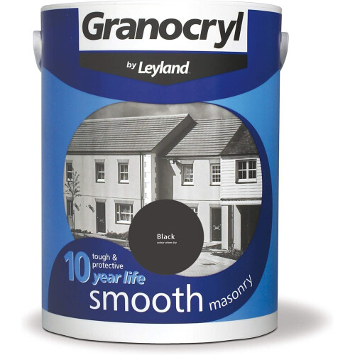 Granocryl Smooth Masonry 5L Black