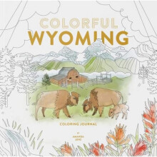 Colorful Wyoming Coloring Journal by Lenz & Amanda