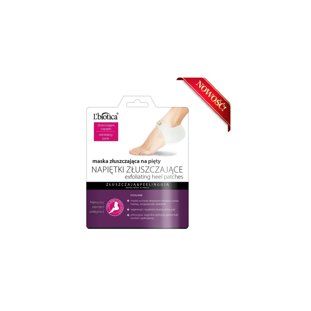 Polskie Suplementy L'biotica Exfoliating Mask For Heels Exfoliating Liquors 18G