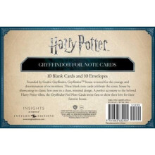 Harry Potter Gryffindor Foil Note Cards by Insight Editions