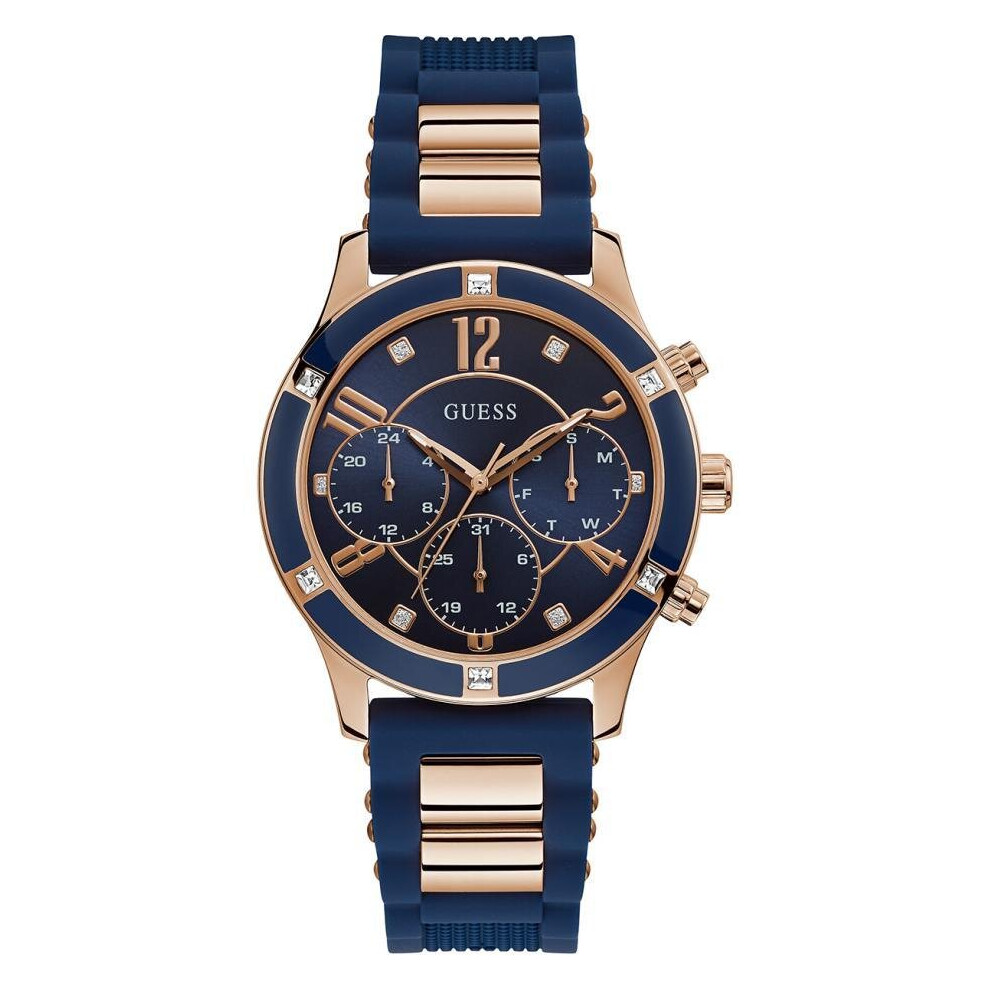 Montre femme Guess W1234L4 Breeze Quartz Diamond Blue Dial