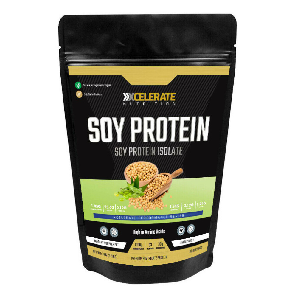 Xcelerate Nutrition Soy Protein 5Kg Unflavoured