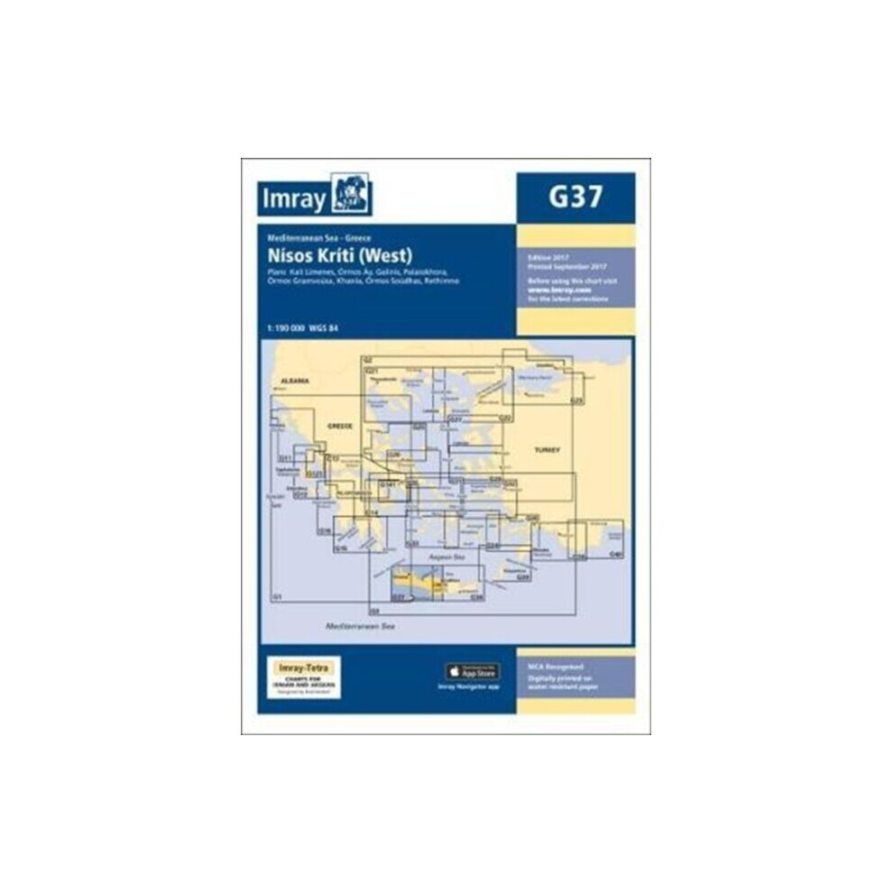 Imray & Laurie & Norie & Wilson Ltd Imray Chart G37 By Imray