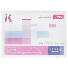 P2 ADVANCED MANAGEMENT ACCOUNTING - REVISION CARDS by Kaplan Publishing
