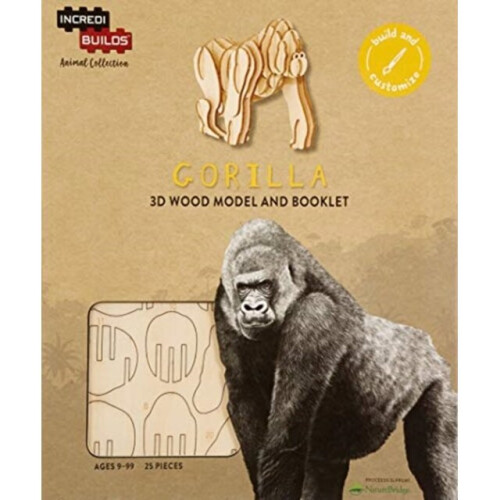 IncrediBuilds Animal Collection Gorilla by Insight Editions