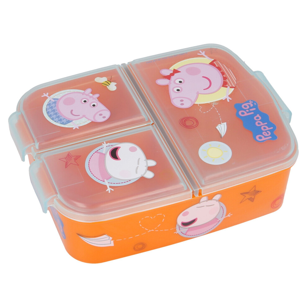 Stor Peppa Pig Multicompartment Sandwich Box