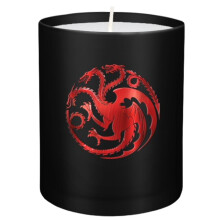 Game of Thrones House Targaryen Large Glass Candle by Insight Editions