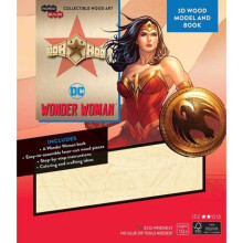 IncrediBuilds DC Comics Wonder Woman 3D Wood Model and Book by Insight Editions
