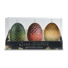 Game of Thrones Sculpted Dragon Egg Candles by Insight Editions