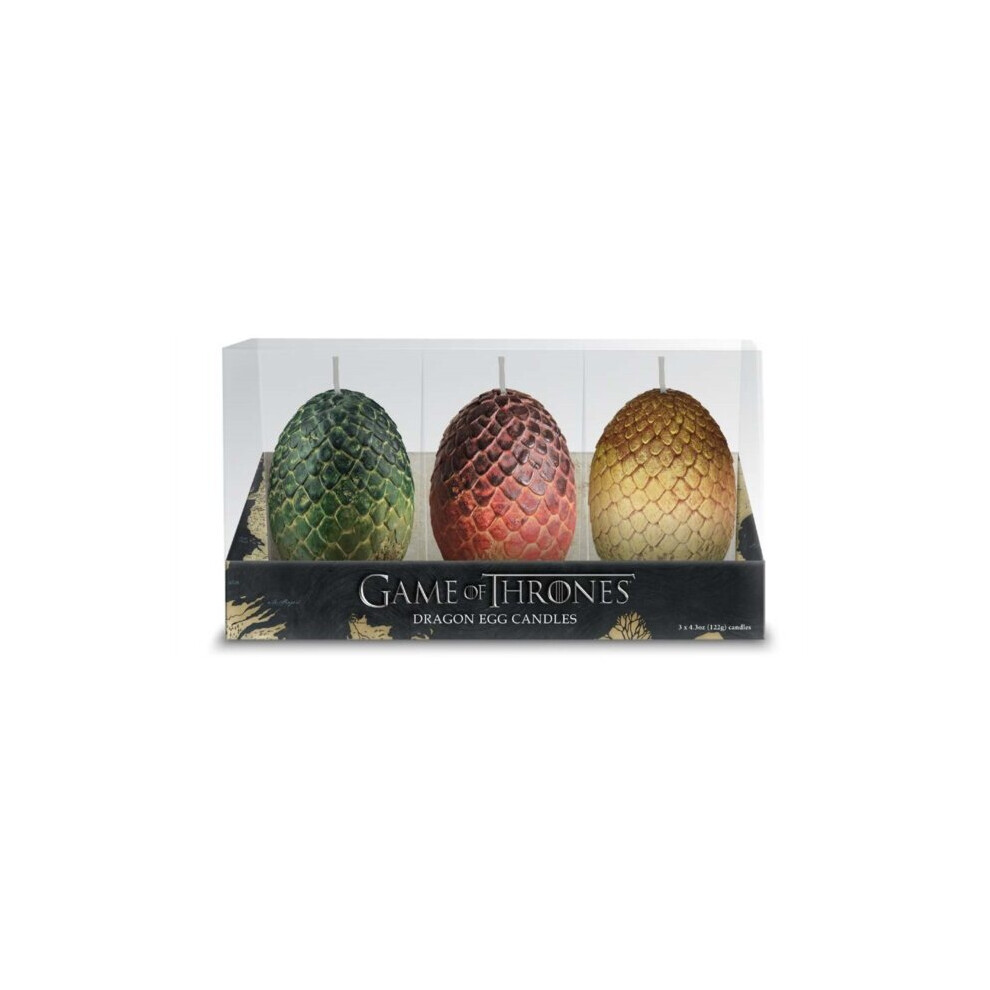 Insight Editions Game Of Thrones Sculpted Dragon Egg Candles By
