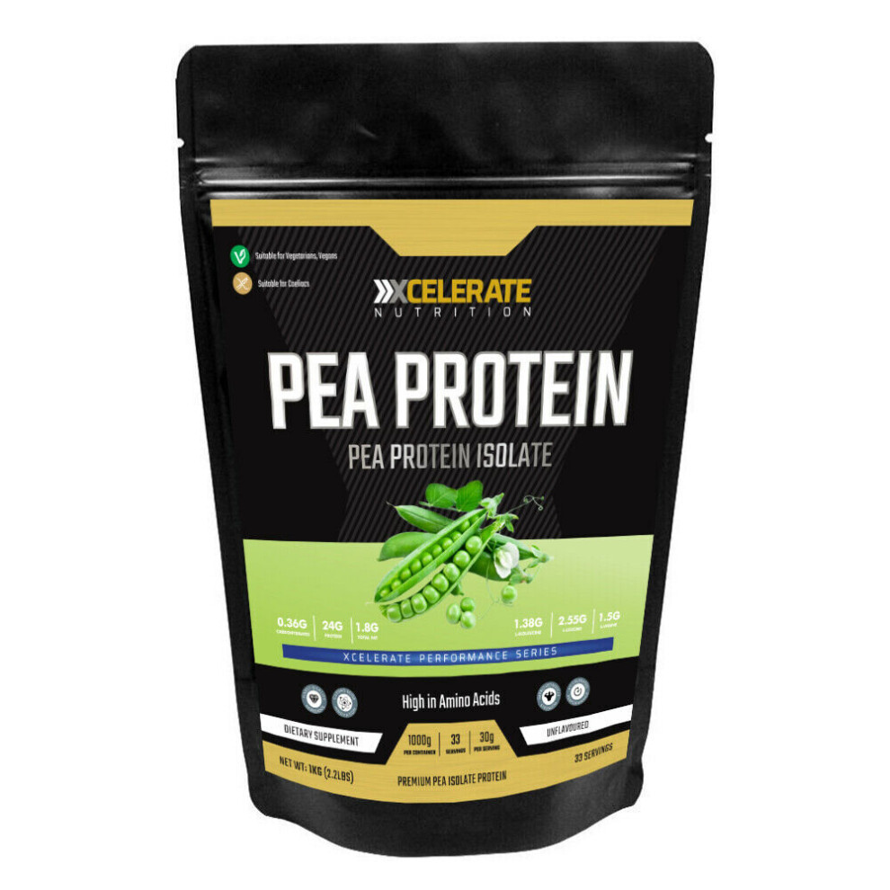 Xcelerate Nutrition Pea Protein 2Kg Unflavoured