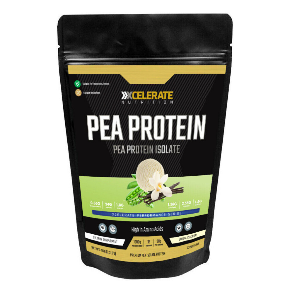 XCelerate Nutrition Pea Protein 2kg Vanilla