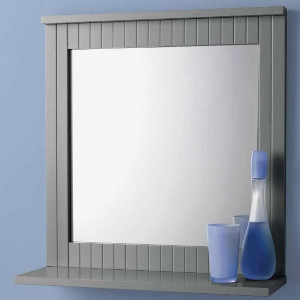 Bathroom Wall Mounted Mirror with Cosmetics Shelf Bathroom G-308