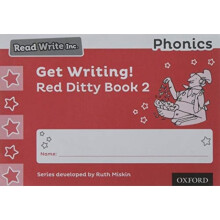 Read Write Inc. Phonics Get Writing Red Ditty Book 2 Pack of 10 by Miskin & Ruth