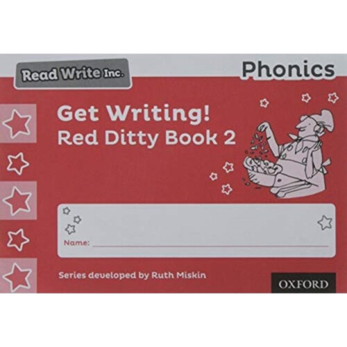 Read Write Inc. Phonics Get Writing Red Ditty Book 2 Pack of 10 by Miskin & Ruth