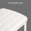 (Table with 6 chairs) WHITE GlASS DINING TABLE WITH FAUX LEATHER CHAIRS 12