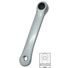 (170 MM, Silver) ETC Cotterless Alloy Left Hand Crank (JIS)