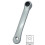 (170 MM, Silver) ETC Cotterless Alloy Left Hand Crank (JIS) 1