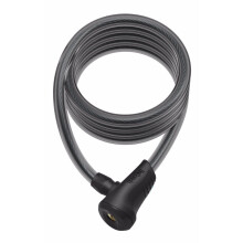 (1800 X 10 MM, Black) OnGuard Neon Coil Cable Lock