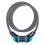 (1800 X 12 MM, Blue) OnGuard Neon Combo Cable Lock 1