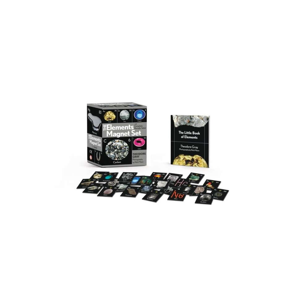 Running Press Gray The Elements Magnet Set By & Theodore