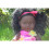 16" Large Afro Black Ethic African Afro Doll + Clothes - Vinyl 5