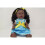 16" Large Afro Black Ethic African Afro Doll + Clothes - Vinyl 6