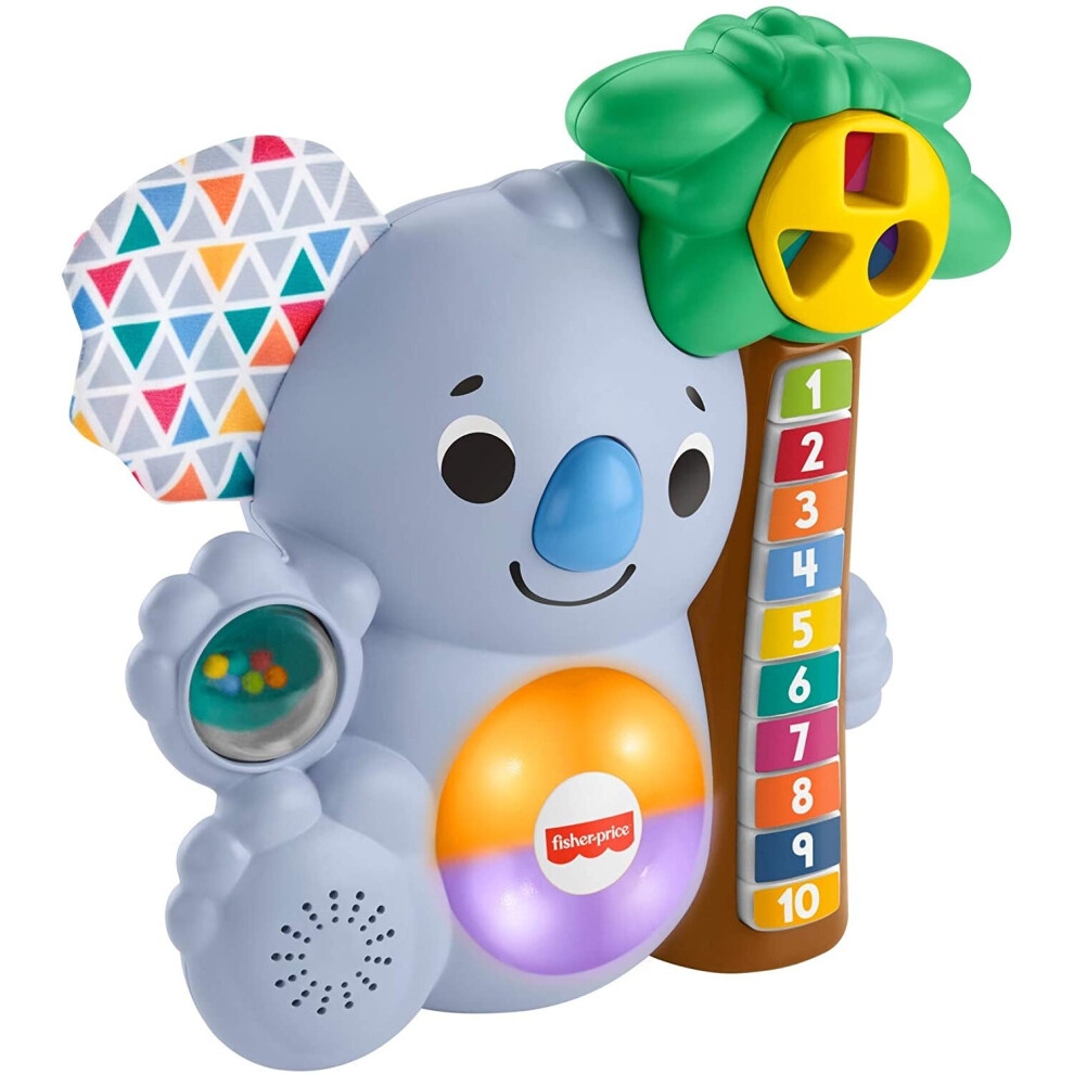 Fisher-Price Linkimals Counting Koala - Uk English Edition Animal-Themed Musical Learning Toy For Baby And Toddler Ages 9 Months And Older
