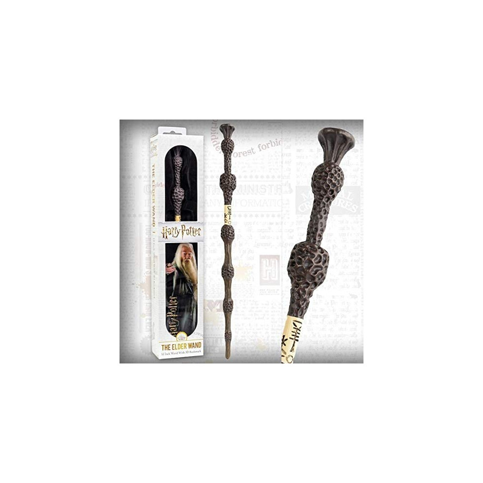 Noble Collection PVC Professor Dumbledore Magic Wand & Bookmark Set