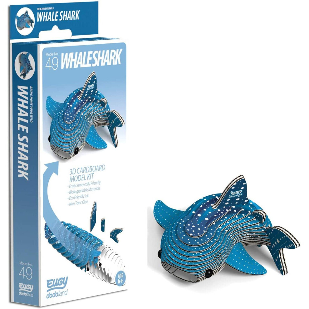 Eugy 3D Whale Shark Model Craft Kit