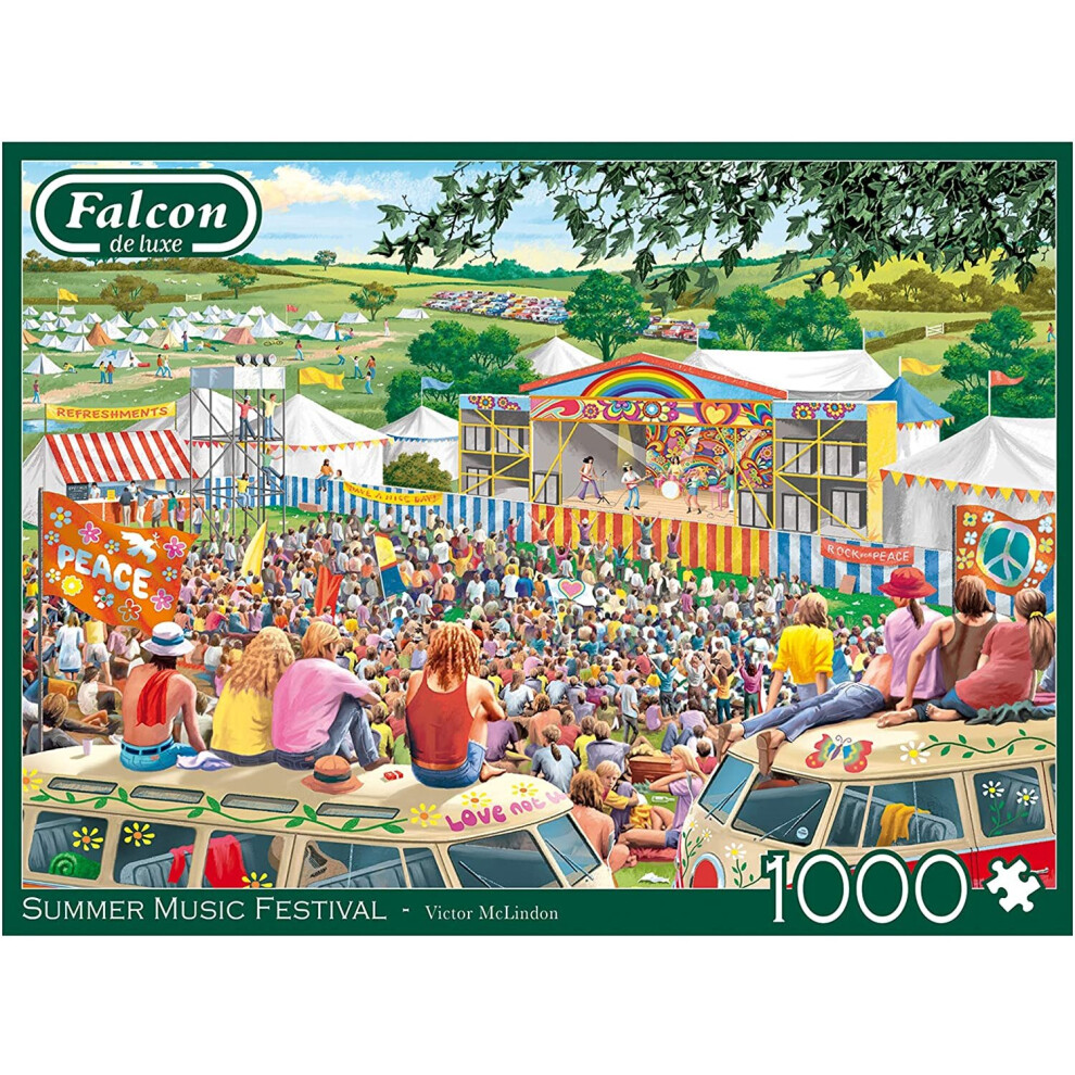 Falcon De Luxe Falcon Deluxe Summer Music Festival 1000 Peice Jigsaw Puzzle