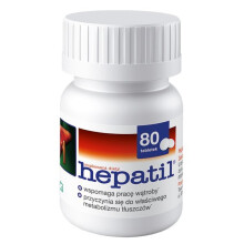 HEPATIL 80 Caps Assisting the correct functioning of the liver - Liver Detox Cleanse Regeneration Health Support