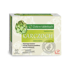 Artichoke 60 Tabs Extract Supports Detoxification Liver Karczoch