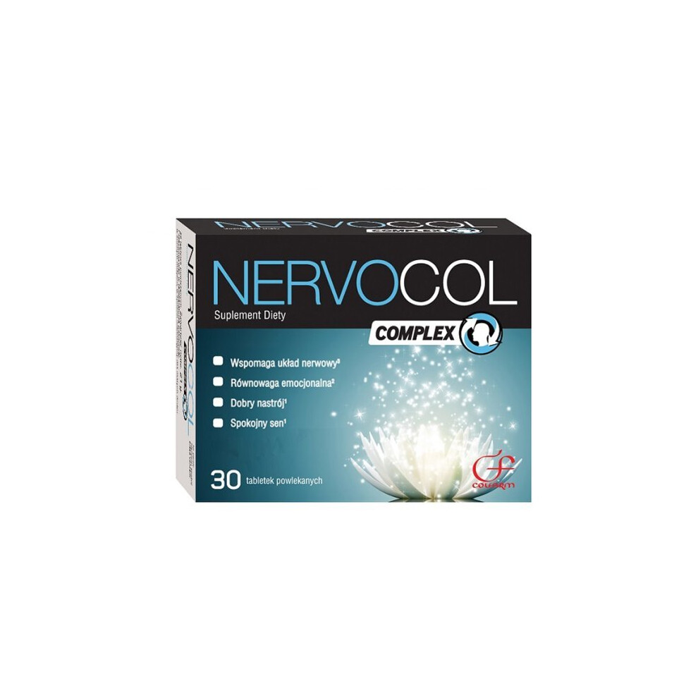 Nervocol Complex, 30 tablets supports the nervous system