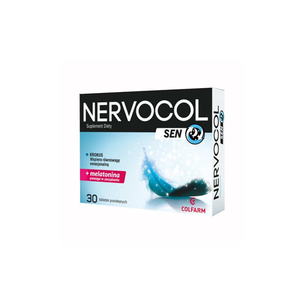 Nervocol Sleep, 30 tablets Sleeping pills. supports the nervous system