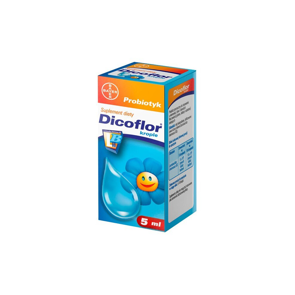 Dicoflor 5ml Probiotic Drops For Kids Bayer Colic Biogaia