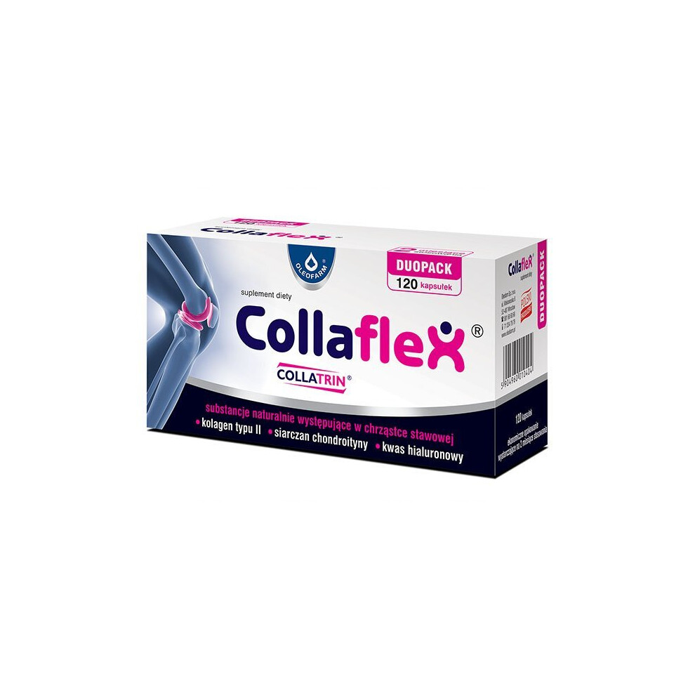 Collaflex 120 Caps Collagen Type II+CHONDROITIN Sulphate+HYALURONIC Acid+Vitamin C