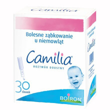 Camilia 30 Dose Painful Gums Teething Relief Boiron Zabkowanie