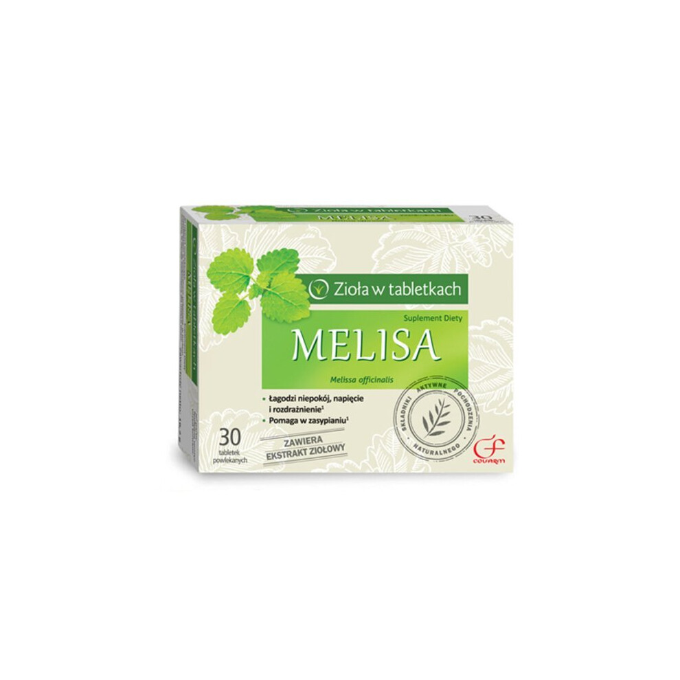 Melisa 30 COLFARM Anti Stress Calming Herbal Stres Spokojny Sen Nerwica SAME DAY