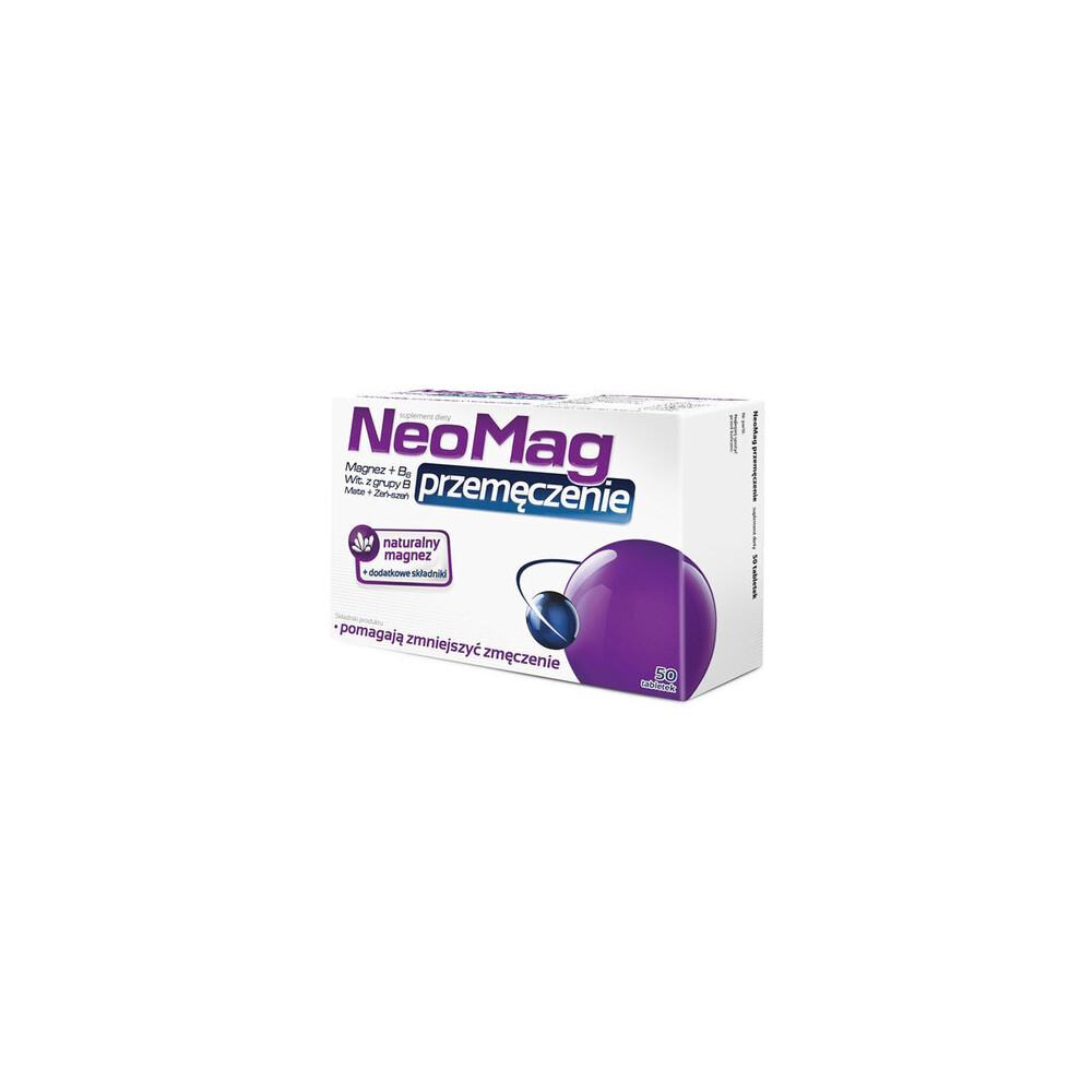 Neomag Przemeczenie Magnez Stress - 50x Tabs Magnesium Vitamin B6 B12