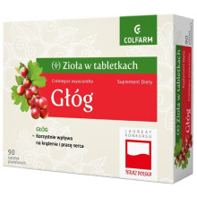 GLOG COLFARM 90 Tab Blood circulation heart and blood vessels HAWTHORN