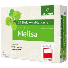 COLFARM Melisa 90 - Calming Herbal Supplement for Stress Relief, Sleep Support & Nervousness