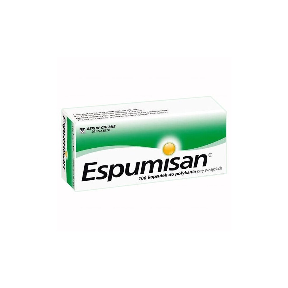 Espumisan 100 40mg Capsules Wzdecia Gazy Gas Relief Stomach Bloating SAME DAY DISP UK