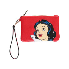 Snow White Purse Pouch Portrait Print new Official Disney Red