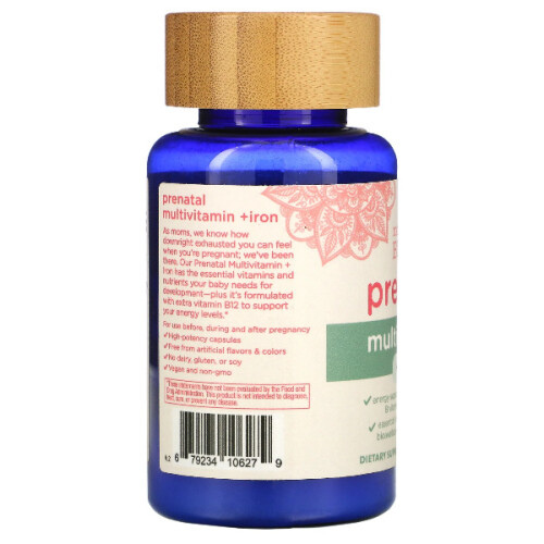 Prenatal Multivitamin + Iron, 45 Capsules 2